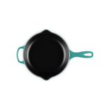 Le Creuset Cast Iron Round Skillet In Bleu Riviera - 23cm