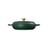 Le Creuset Cast Iron Shallow Casserole In Forêt - 3.5L