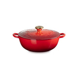 Le Creuset Cast Iron Soup Pot Holly 26cm In Cerise