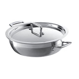 Le Creuset Classic 3-ply Stainless Steel Shallow Casserole with Lid
