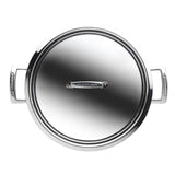 Le Creuset Classic 3-ply Stainless Steel Shallow Casserole with Lid