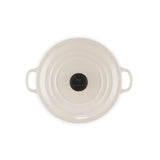 Le Creuset Classic Cast Iron Round Casserole 20cm Crème