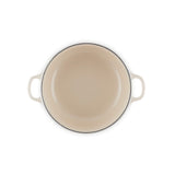 Le Creuset Classic Cast Iron Round Casserole 20cm Crème