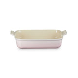Le Creuset Deep Rect. Dish 32Cm In Shell Pink