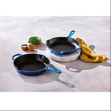 Le Creuset Evo Round Skillet 23cm Azure