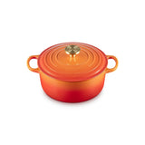 Le Creuset Flamme Dorée Round Casserole 24cm
