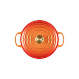 Le Creuset Flamme Dorée Round Casserole 24cm