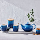 Le Creuset Medium Storage Jar With Wood Azzure