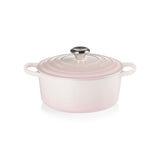 Le Creuset Round Casserole 24cm In Shell Pink