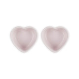Le Creuset Set Of 2 Heart Ramekins Shell Pink