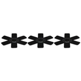 Le Creuset Set of 3 Pan Protectors In Black Onyx