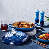 Le Creuset Shallow Casserole 30cm In Azure
