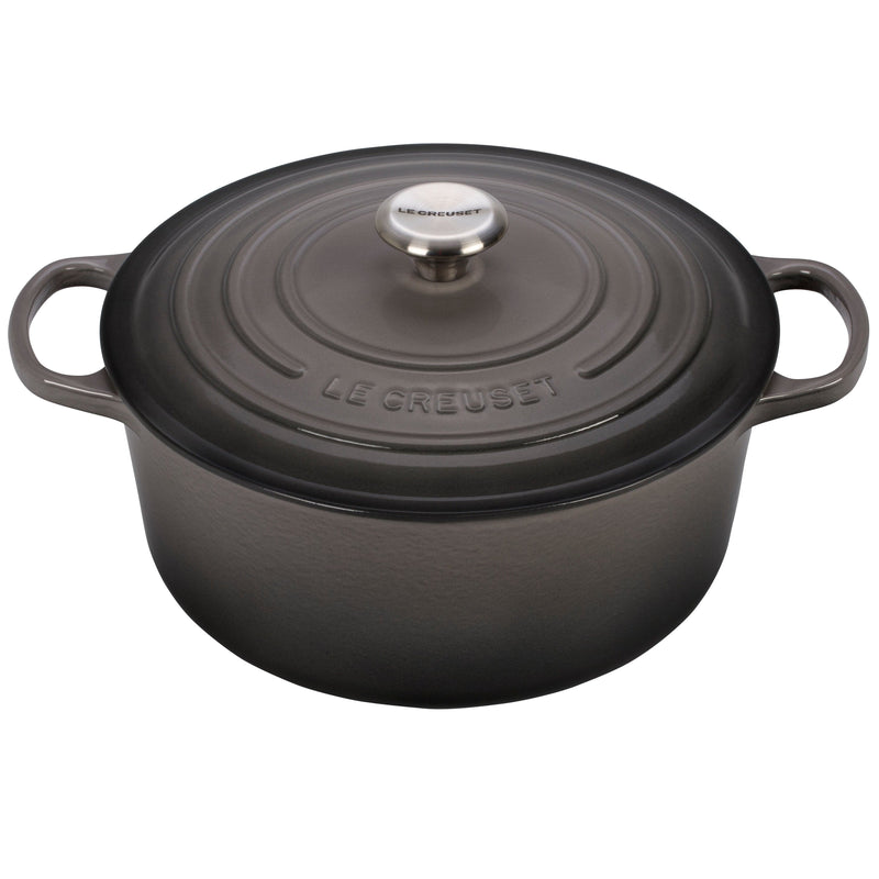 Le Creuset Signature Cast Iron 28cm Round Casserole Flint