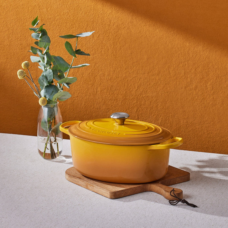 Le Creuset Signature Cast Iron Oval Casserole 27cm in Nectar