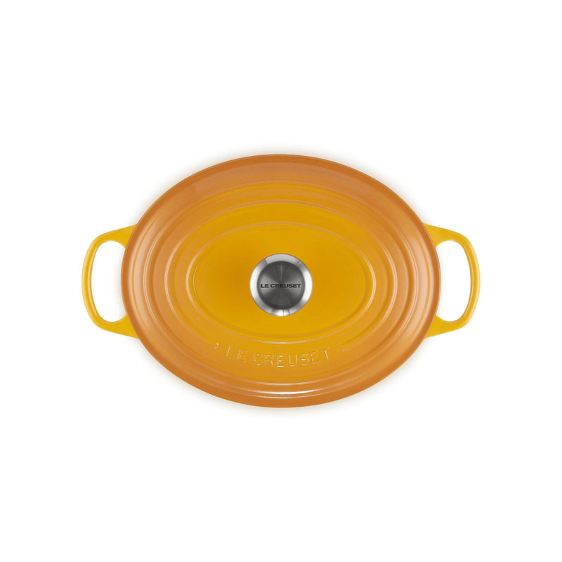 Le Creuset Signature Cast Iron Oval Casserole 27cm in Nectar