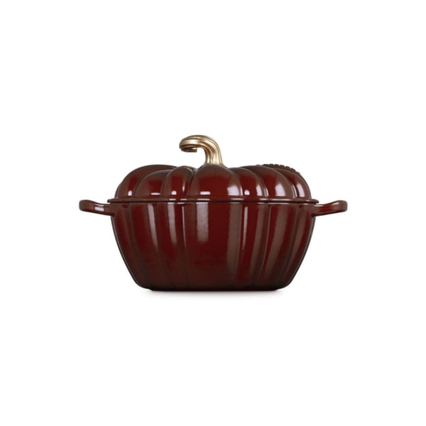 Le Creuset Signature Cast Iron Pumpkin Casserole (24cm) In Garnet
