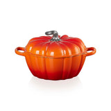Le Creuset Signature Cast Iron Pumpkin Casserole In Volcanic, 24cm