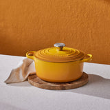 Le Creuset Signature Cast Iron Round Casserole 20cm in Nectar