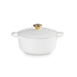 Le Creuset Signature Cast Iron Round Casserole 20cm White