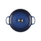 Le Creuset Signature Cast Iron Round Casserole 26cm Lapis