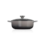 Le Creuset Signature Cast Iron Sauteuse Oven 24cm In Flint