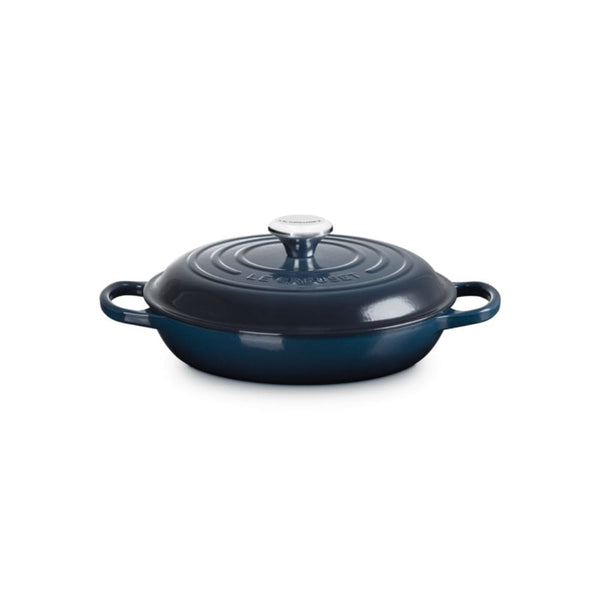 Le Creuset Signature Cast Iron Shallow Casserole 26cm In Nuit