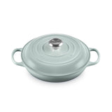 Le Creuset Signature Cast Iron Shallow Casserole 26cm Sea Salt
