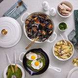 Le Creuset Signature Cast Iron Shallow Casserole 30cm White