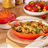 Le Creuset Signature Cast Iron Shallow Casserole In Volcanic, 30cm
