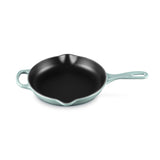 Le Creuset Signature Cast Iron Skillet with Metal Handle 23cm Sea Salt