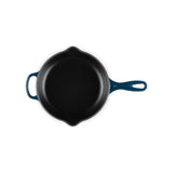 Le Creuset Signature Cast Iron Skillet with Metal Handle In Nuit, 23cm