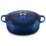 Le Creuset Signature Oval Casserole In Lapis - 29cm