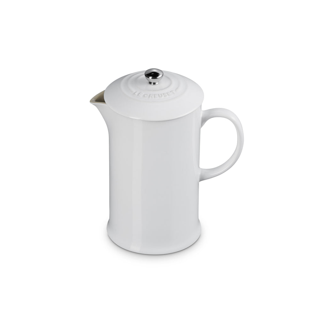 Cafetière à Piston Le Creuset 1L – Coloris Marseille (bleu) – Céramique Française – Comme Neuve