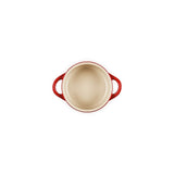 Le Creuset Stoneware Christmas Mini Cocotte L'Etoile In Cerise