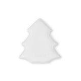 Le Creuset Stoneware Christmas Tree Plate In White 19cm
