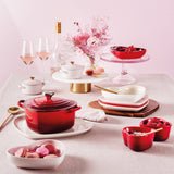 Le Creuset Stoneware Heart Bowl 20cm Shell Pink