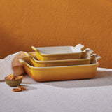 Le Creuset Stoneware Heritage Rectangular Dish 26cm in Nectar
