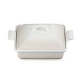 Le Creuset Stoneware Heritage Square Dish with Lid In Meringue, 1.9L