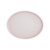 Le Creuset Stoneware Jardin Oval Serving Platter, 36cm In Shell Pink