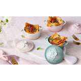 Le Creuset Stoneware Jardin Petite Casserole, 10cm In Sea Salt