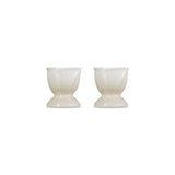 Le Creuset Stoneware Jardin Set of 2 Egg Cups In Meringue