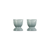 Le Creuset Stoneware Jardin Set of 2 Egg Cups In Sea Salt