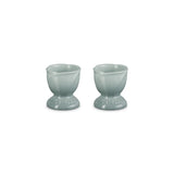 Le Creuset Stoneware Jardin Set of 2 Egg Cups In Sea Salt