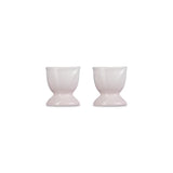 Le Creuset Stoneware Jardin Set of 2 Egg Cups In Shell Pink
