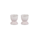 Le Creuset Stoneware Jardin Set of 2 Egg Cups In Shell Pink