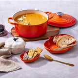 Le Creuset Stoneware Medium Pumpkin Dish Volcanic