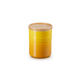 Le Creuset Stoneware Medium Storage Jar with Wooden Lid in Nectar