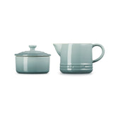 Le Creuset Stoneware Milk & Sugar Set In Sea Salt