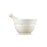 Le Creuset Stoneware Pestle and Mortar In Meringue