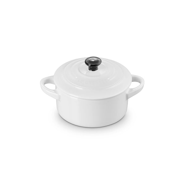 Le Creuset Stoneware Petite Round Casserole White